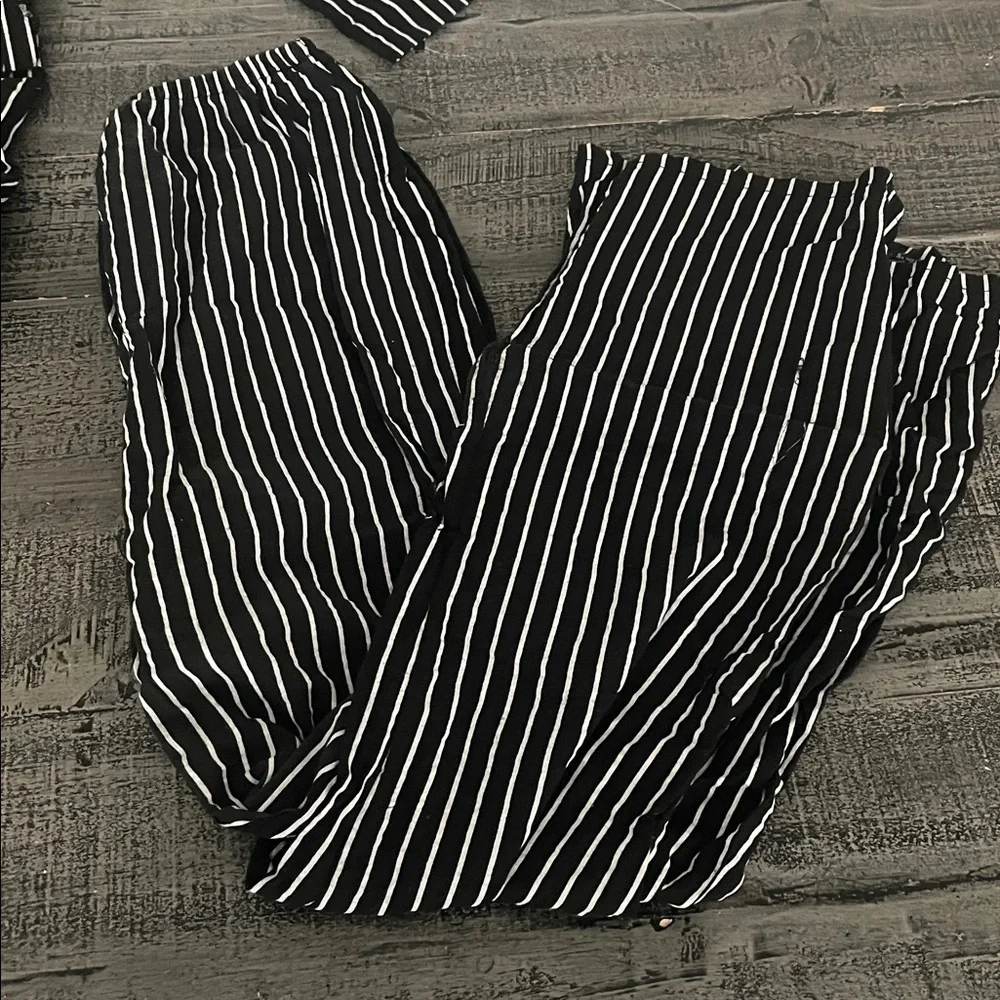 Jack Skellington withered Black and White Striped suit, child’s size Large